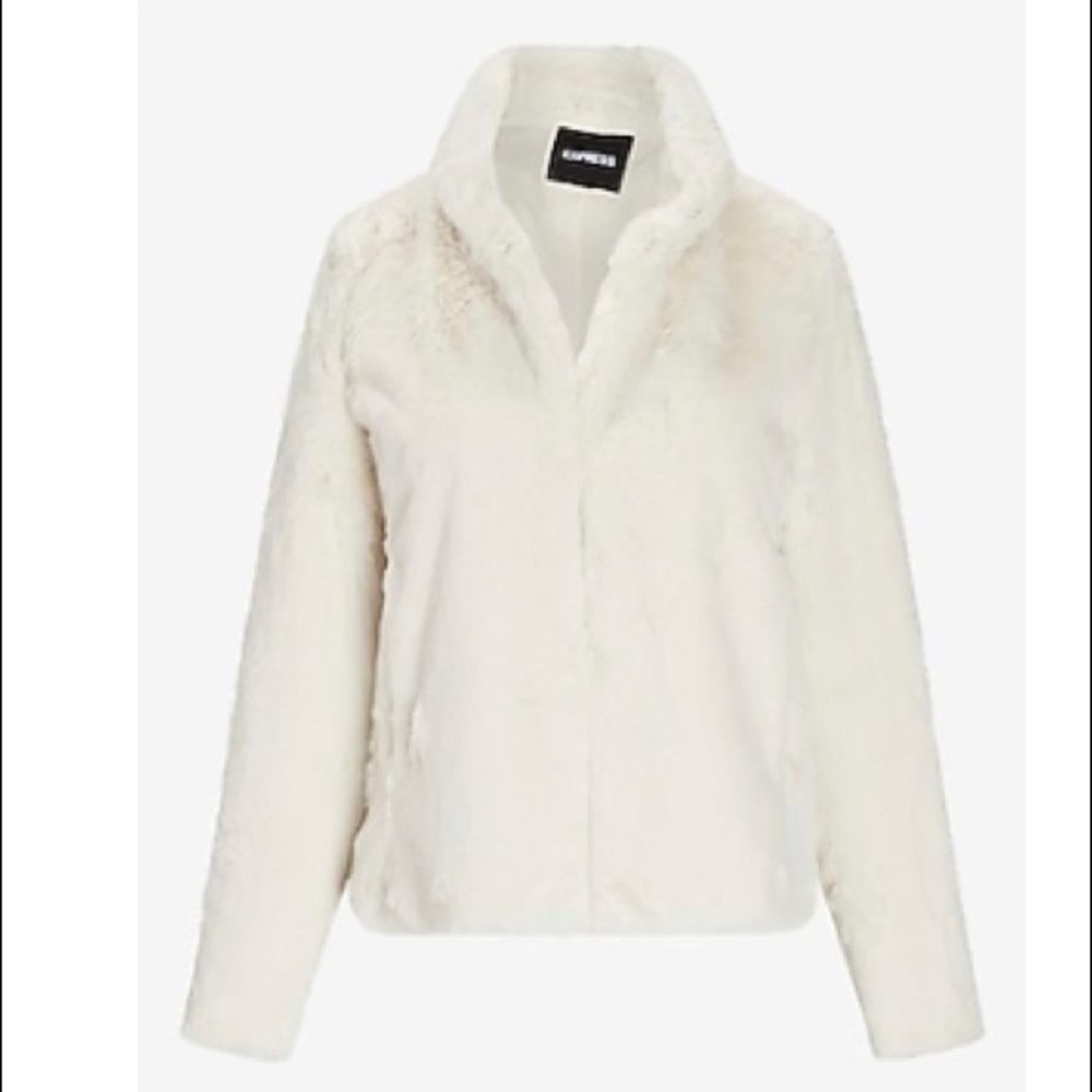 Faux fur jacket